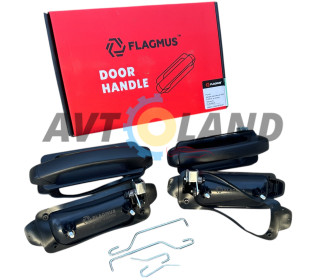 Євро ручки дверні зовнішні 2105,2107, Flagmus