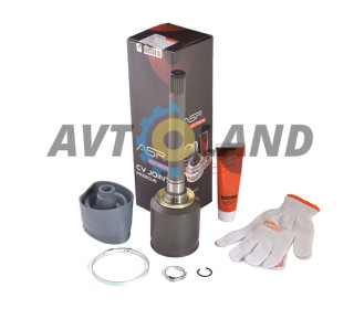 ШРКШ ВАЗ 2121 внутрішній правий (довг.) 22 шліца (з пильником і хомутами) (22x22) ″граната″ ASR EXTREME