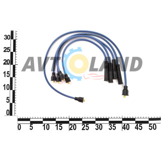 Провод высоковольтный ВАЗ 2121 карб. дв. 1.6, Москвич 1.6 дв. ВАЗ 2106, к-т, силикон, Tesla
