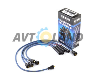 Провод высоковольтный ВАЗ 2121 карб. дв. 1.6, Москвич 1.6 дв. ВАЗ 2106, к-т, силикон, Tesla