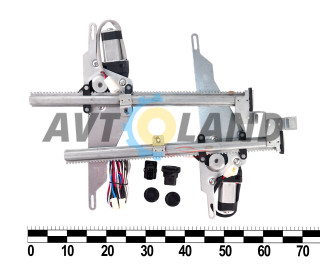 Стеклоподъемник ВАЗ 2104, 2105, 2107 перед. электрический реечного типа (к-т 2 шт.) Truckman