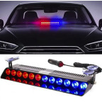 Стробоскопы ФСО полицейские красно-синие! LED МИГАЛКИ. на липучках на лобовое стекло, от прикуривате купить недорого