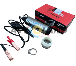 Насос для перекачування палива FLAGMUS занурювальний 51мм 12В під шланг на 19 мм