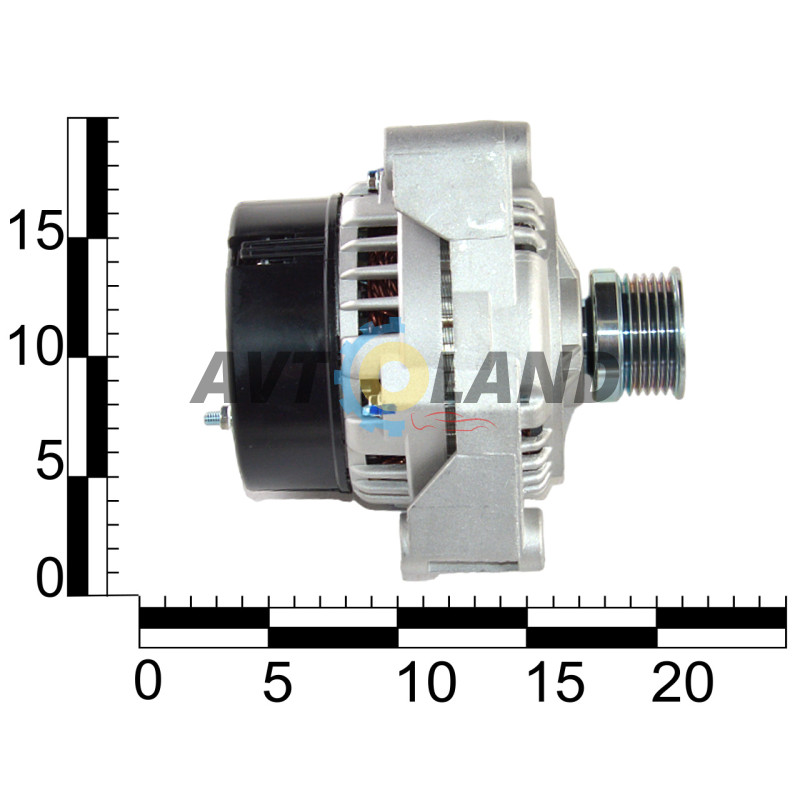 Генератор ГАЗ, УАЗ дв. ЗМЗ 405, 406, 409, 14В 100А, Flagmus купити дешево