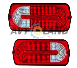 Задние светодиодные стопы/фонари на УАЗ,Гелендваген LED ЛЕД 12-24В (комплект) BLASKAR