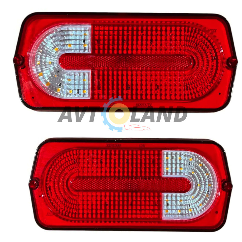 Задні світлодіодні стопи/ліхтарі на УАЗ LED ЛЕД 12-24В (комплект) Гелендваген купити дешево