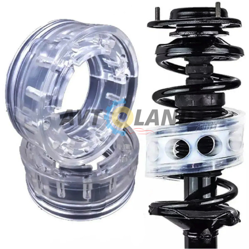 Автобафери 40 мм поліуретанові, комплект 2 шт. купити дешево