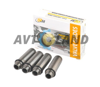 Втулка направляюча клапана ВАЗ 2101-07. 2121 випуск (к-т) в уп. з проточкою під сальник, ОЕМ