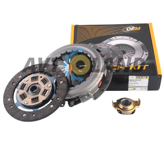 Комплект сцепления ВАЗ 2110-12, (диск нажимной, ведомый, подшипник) кор. уп. OEM