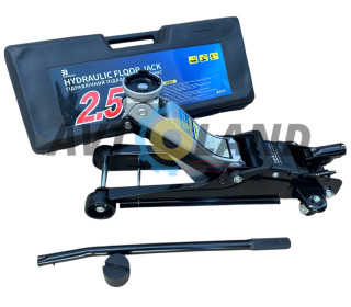 Домкрат гидравлический подкатной 2,5т короб-пластик 85х380мм 33 STANDART