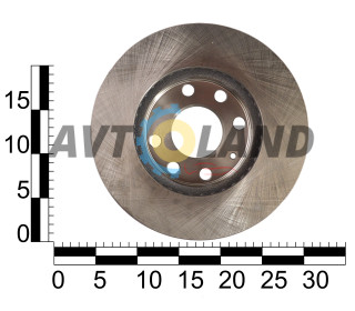 Диск гальмівний передній Daewoo Lanos, Nexia, Sens, Opel Astra F, Corsa, Vectra A 13″ (вент.) OEM