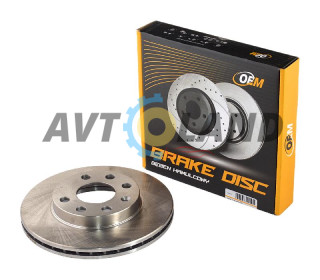 Диск тормозной передний Daewoo Lanos, Nexia, Sens, Opel Astra F, Corsa, Vectra A 13″ (вент.) OEM