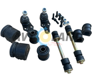 Комплект підвіски Ланос, Сенс, Нексия (комплект 4 Сайлентблоки, 2 втулки, 2 стійки, 2 кульові опори)