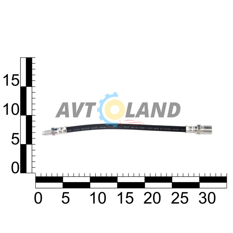 Шланг тормозной ВАЗ 2101-07, 2121-213 зад. Truckman купить недорого