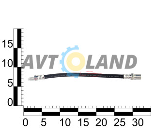 Шланг гальмівний ВАЗ 2101-07, 2121-213 зад. Truckman