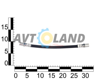 Шланг тормозной ВАЗ 2108-099, 2110-15, 1117-19, 2170-72 зад. Truckman