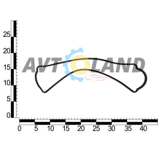 Прокладка клапанной крышки ВАЗ 1117-19, 2108-12, 2170, 2190 8 кл. VICTOR REINZ