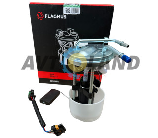 Насос топливный ВАЗ 2123 (модуль электропогружной) старого образца штуцер, Flagmus