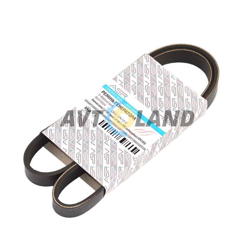 Ремінь генератора Daewoo Lanos 1.6 16V, Nexia 1.5 16V (+ ГПК) полiклиновий (5PK1010) купити дешево