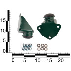 Кронштейн розтяжки ВАЗ 2108-099, 2113-15 (к-т 2 шт. з кріпленням) сталь″краб″ купити дешево