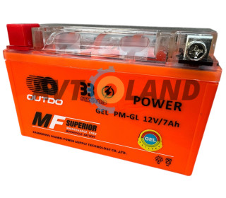 Аккумулятор Гелевий PM-GEL 12v 7А OUTDO вага 2.3 кг ,33 STANDART