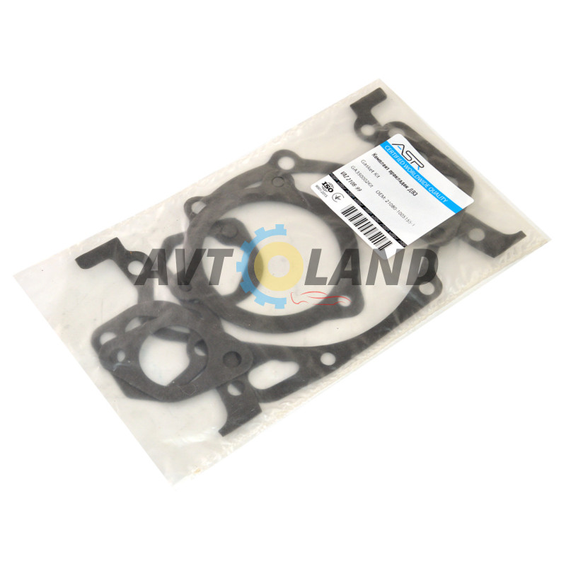 Комплект прокладок ДВЗ ВАЗ 2108-099, 2110-12 (82,0) інж. дв. 1.5л, 8кл. повний набір, з ресивером купити дешево