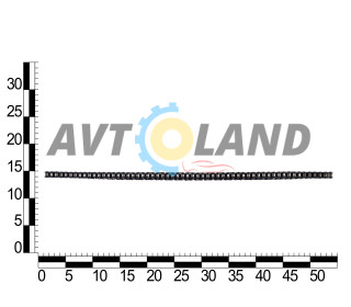 Цепь ГРМ ВАЗ 21214, 2123, (116 зв.) роликовая, ASR