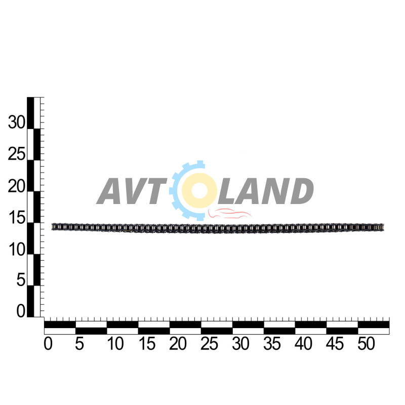 Цепь ГРМ ВАЗ 21214, 2123, (116 зв.) роликовая, ASR купить недорого
