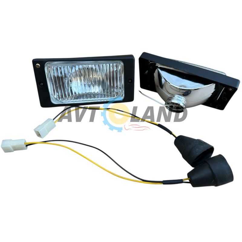 Фара протитуманна ВАЗ 2115,2123 ребристе скло (к-кт 2шт) FLAGMUS купити дешево