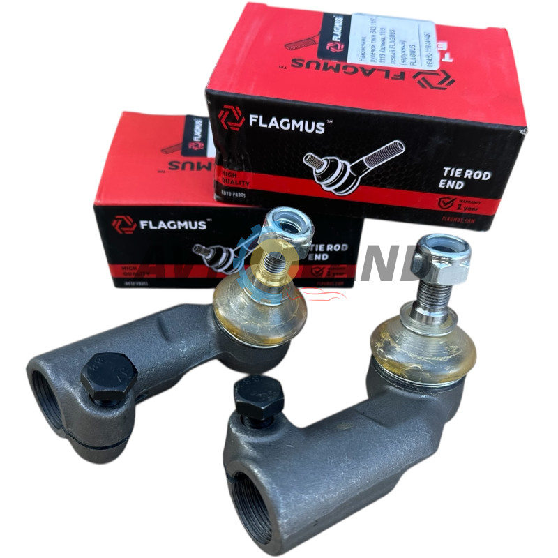 Наконечник рульовий ВАЗ 1117-19, (лів. + прав.) зовнішній, з кріпленням, Flagmus купити дешево