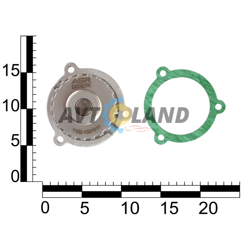 Насос водяний ЗАЗ 1102, 1103, 1105, SENS ″помпа″ (євросальник, посилений підшипник) ASR EXTREME купити дешево