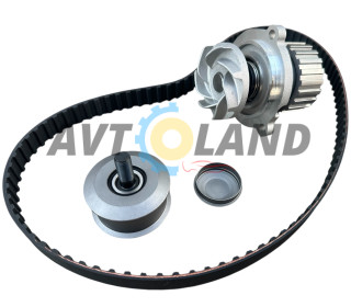 Комплект ремня ГРМ Сенс, Таврия (ремень+ролик+помпа) ASR