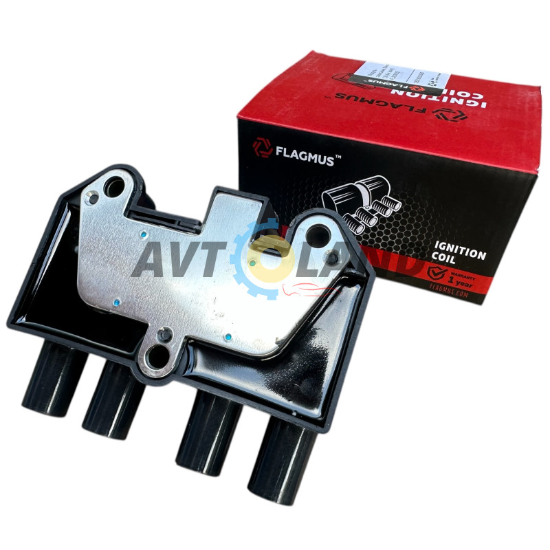 Катушка зажигания DAEWOO LANOS 1.5, LEGANZA, NUBIRA 4-х конт, Flagmus купить недорого
