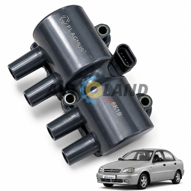 Катушка зажигания DAEWOO Ланос 1.5, LEGANZA, NUBIRA 4-х контактная купити дешево