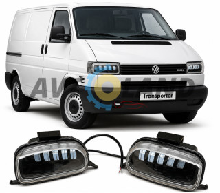 Світлодіодні протитуманні фари LED ПТФ Volkswagen Transporter T4, 5 лінз