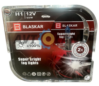 Лампи галогенові BLASKAR-H1-12v55w+100%