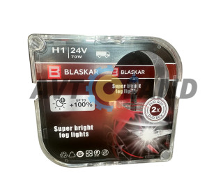 Лампи галогенові BLASKAR-H1-24v70w+100%