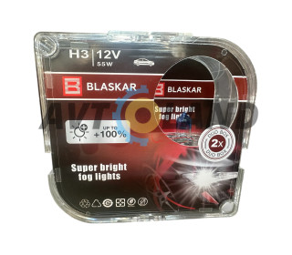 Лампи галогенові BLASKAR-H3-12v55w+100%