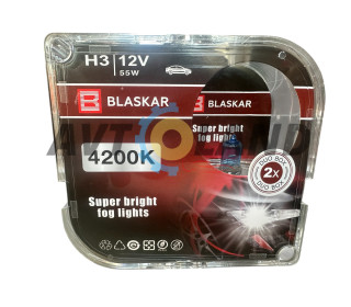 Лампы галогеновые BLASKAR-H3-12v55w+4200K