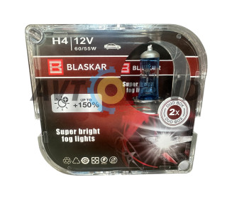 Лампы галогеновые BLASKAR-H4-12v60/55w+150%