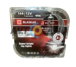 Лампы галогеновые BLASKAR-H4-12v60/55w+60%