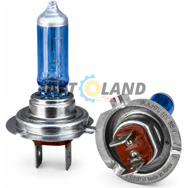Лампы галогеновые H7-12v55w+4200К купить недорого