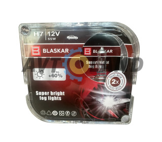 Лампы галогеновые BLASKAR-H7-12v55w+60%