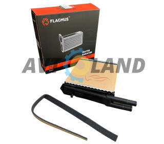 Радіатор обігрівача ВАЗ 2110-12, 2170-72, алюм., н/о (з 2003 р.в.) Flagmus