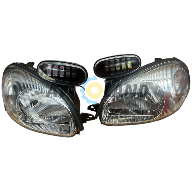 Фары Daewoo Ланос,Сенс с противотуманными фарами (Led) купить недорого
