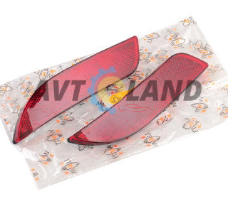 Катафот заднего бампера ВАЗ 2172, (к-т 2 шт.), лев.+прав. ″световозвращатель″ WATT