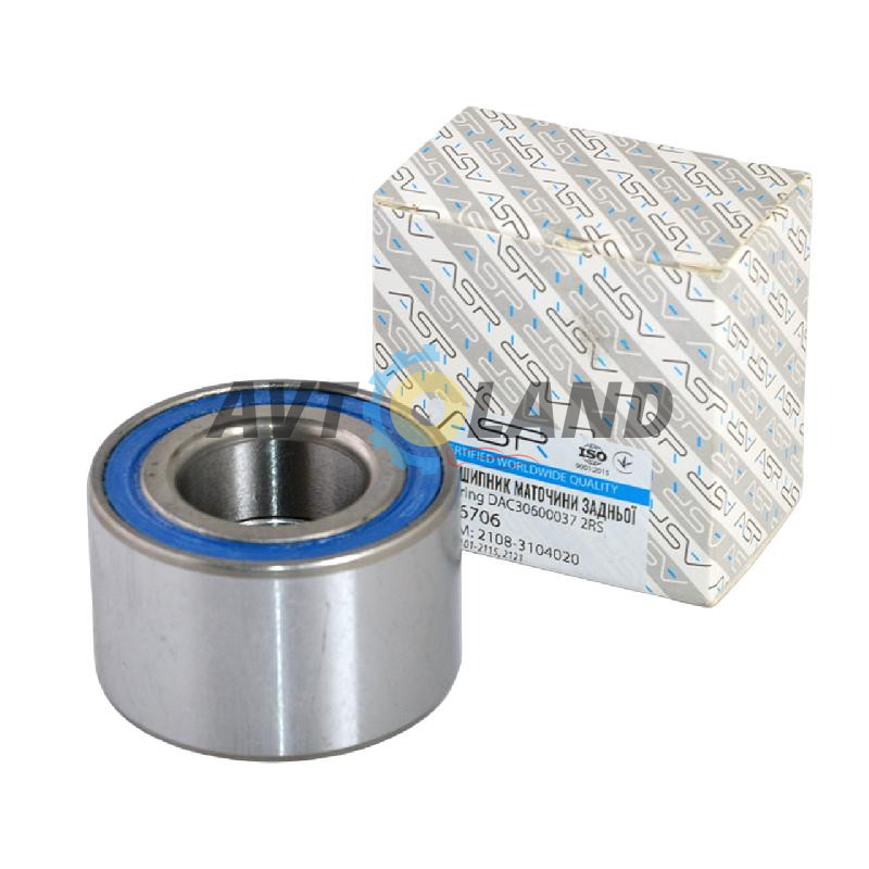 Підшипник маточини задньої ВАЗ 2108-15, 1117-19, 2170-72 537906/P6 (256706 роликовий) ″Посилений″ ASR купити дешево