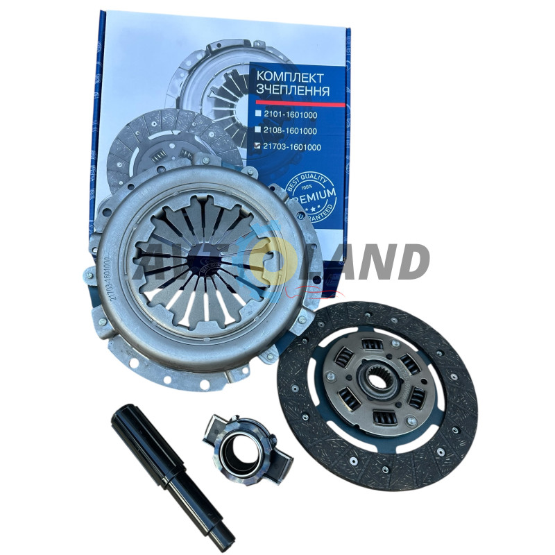 Комплект зчеплення ВАЗ 2110-12, (диск натискний, ведений, підшипник) кор. уп. 33 STANDART купити дешево