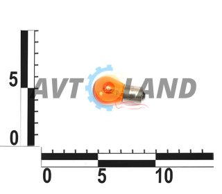 Лампа PY21W 12В 21Вт BAU15s, одноконтактная, желт.