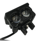 Led додаткова Mini фара/лінза на авто, мотоцикл, мопед, з функцією білого та жовтого кольору купити дешево